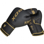 Боксови ръкавици - RDX F6 Kara Boxing Training Gloves Black/Gold - BGR-F6GL